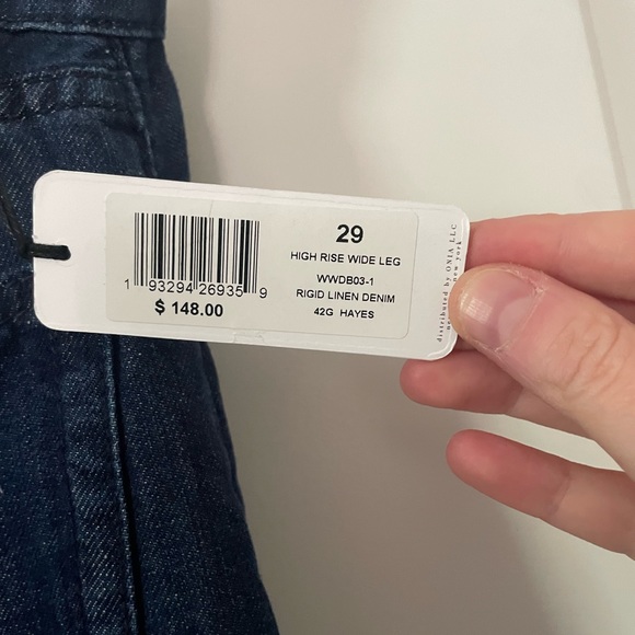 WeWoreWhat High Waisted Wide Leg Jean - Picture 2 of 4